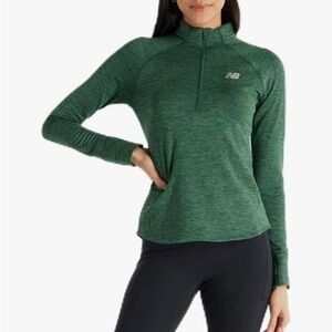 New Balance womens Athletics Heat Grid Half Zip SWEATSHIRT Size S Brand New